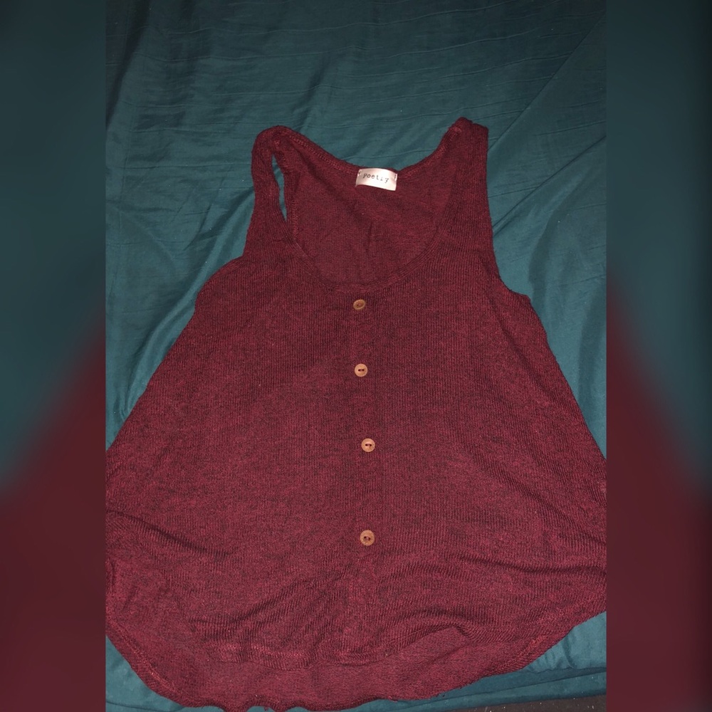 Red tank top